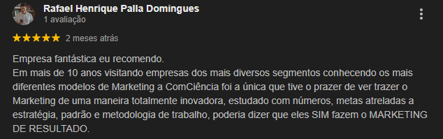 depoimento de cliente